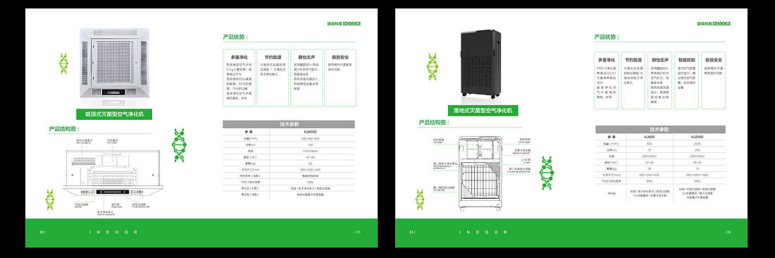 空氣凈化器產(chǎn)品畫冊設計-8